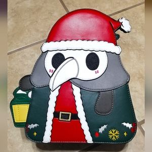 Squishable Festive Doctor Plague Figural Mini Backpack
